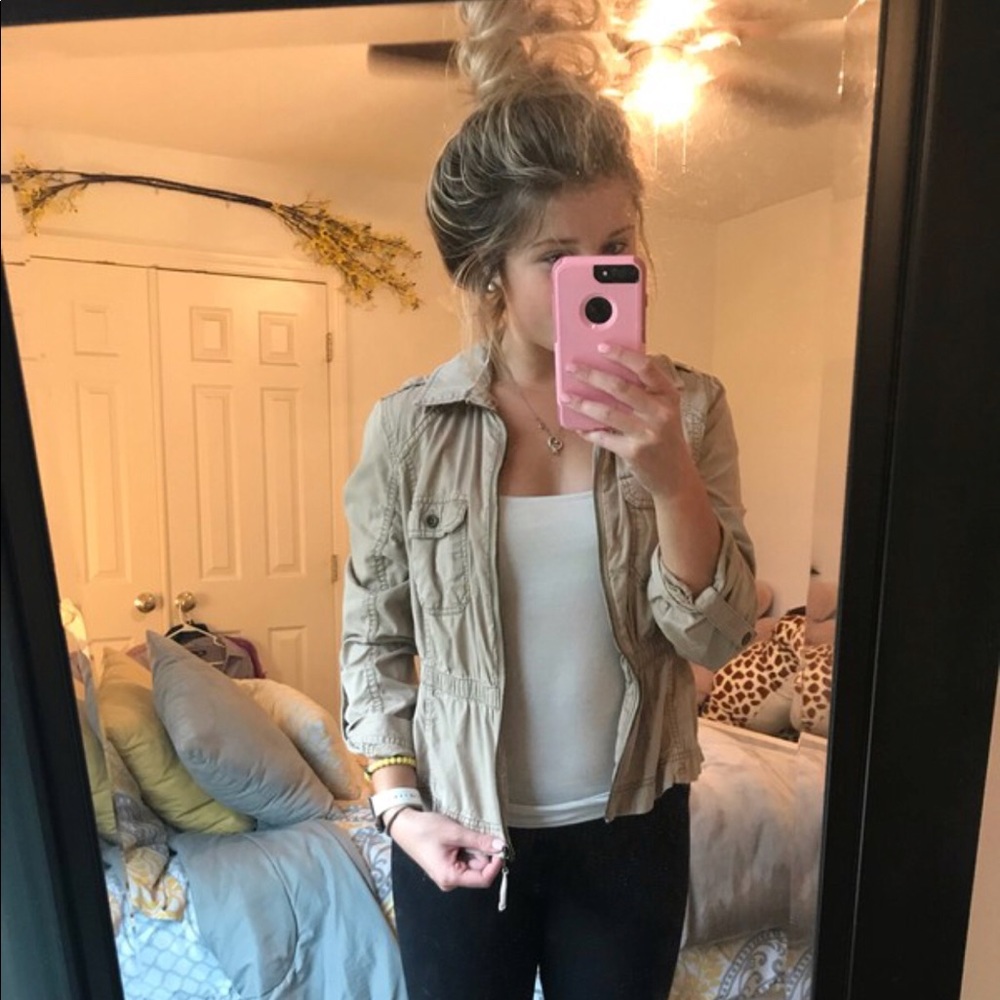 Khaki Military Jacket